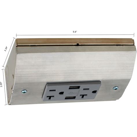 3 4 deep electrical box under cabinet|under cabinet power box 20 amp.